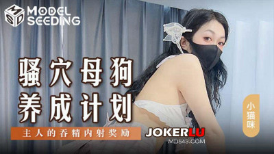 Madou Media Films.MSD-152.Kitten.Slutty bitch training plan.Master&#039;s sperm swallowing and creampie reward