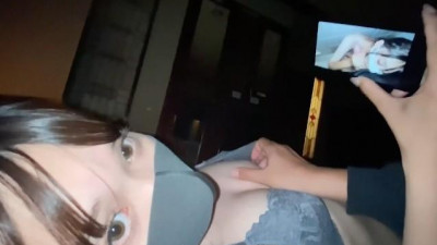 FC2-PPV-2857224 남자친구를 알게 된 마리아.  - - 남친 앞에서 나랑 불륜 영상 틀고 셀카 찍자고 하더군요.