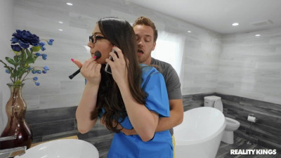 Nurse Gets Scrubbed And Fucked