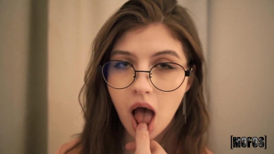 Cumming on the Naughty Girl’s Glasses
