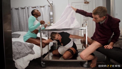 Double Teaming The Voyeur Maid